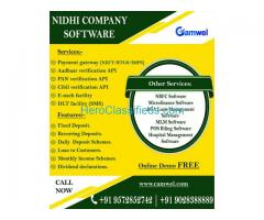 Software for Nidhi Company in India.