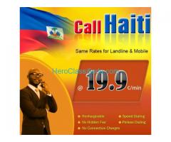 Cheap calling Haiti | Call Haiti | International Phone cards Haiti from Amantel