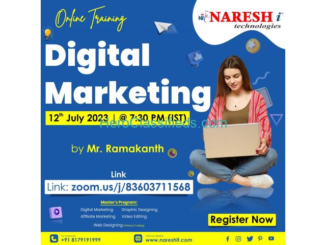 Advance Digital Marketing Online Training - Naresh IT