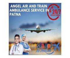 Hire Angel Air Ambulance Service in Patna with the World's Best Medical Equipment