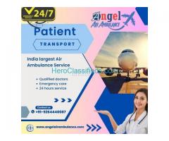 Utilize Angel Air Ambulance Service in Guwahati with CCU Support