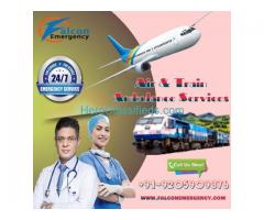 Get Comforting Medical Transfer Offered by Falcon Emergency Train Ambulance in Guwahati