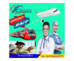 Falcon Train Ambulance in Ranchi is skilled at Arranging Medical Transportation
