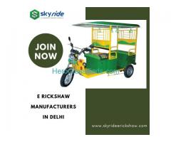 E rickshaw manufacturers in delhi